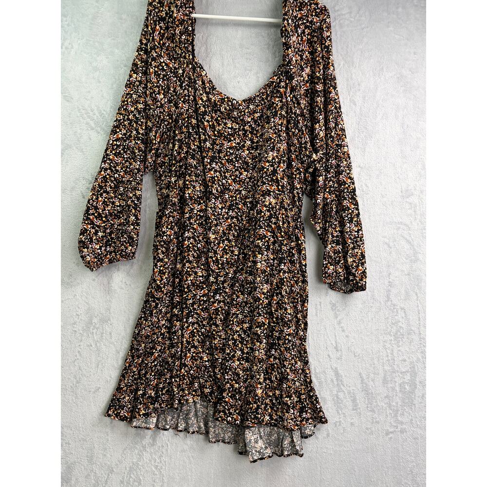 City Chic Abbigail Floral Long Sleeve A-Line Dress - Size XXL - NWT - Picture 8 of 9